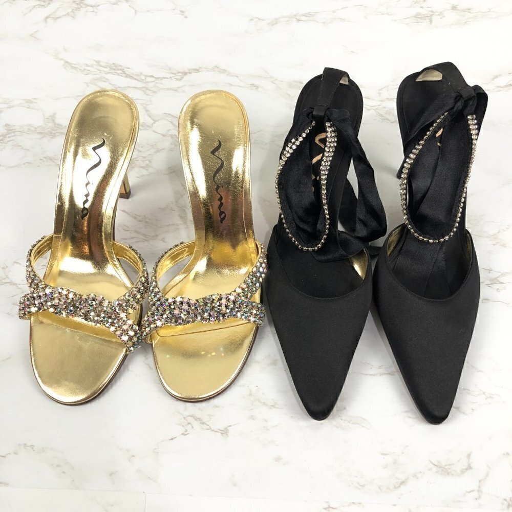 Bundle (Two) NEW Nina Sandals